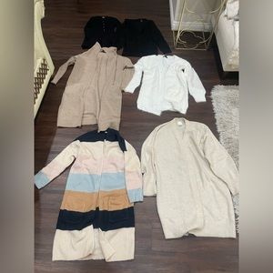 3 cardigans